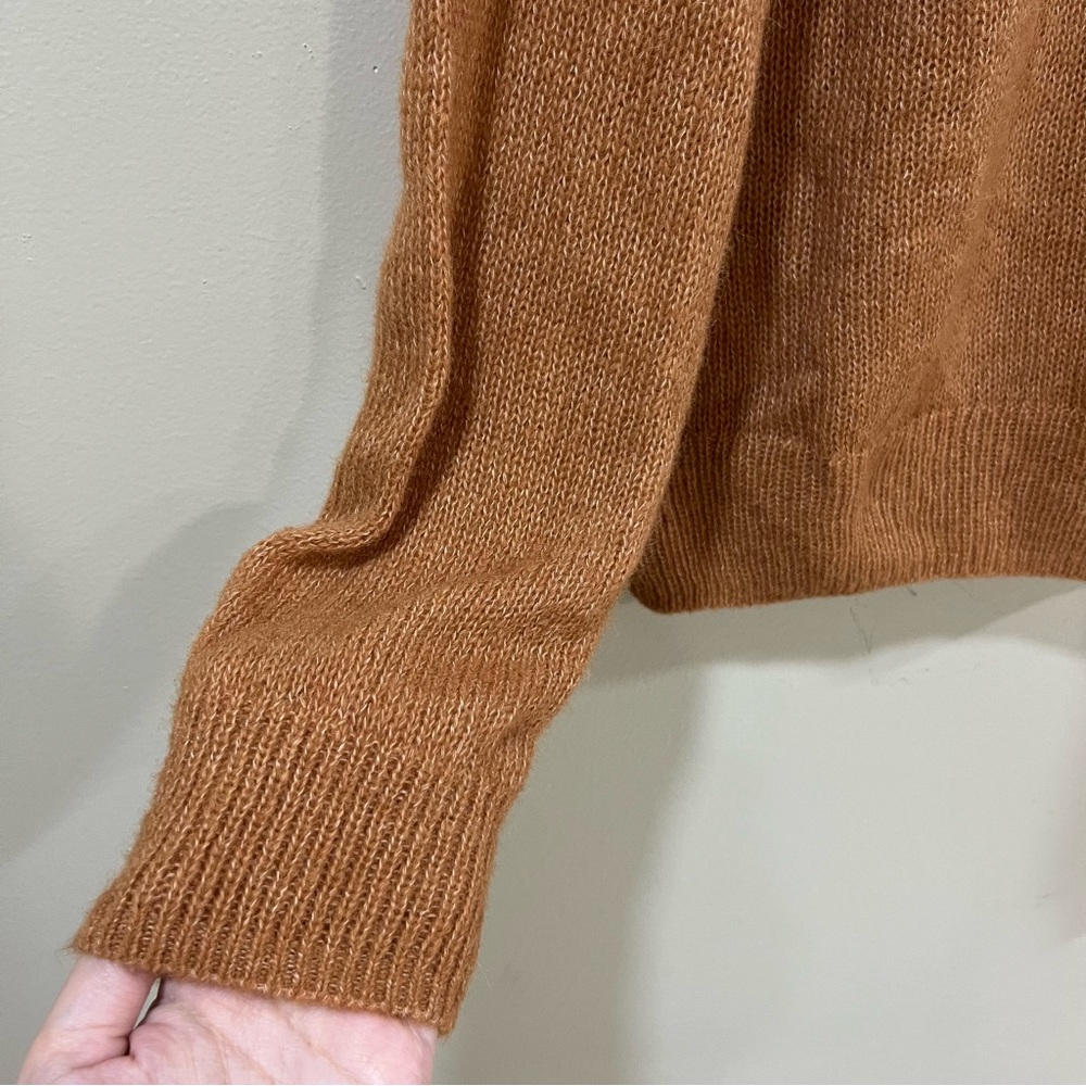 Free People Womens Gossamer Pullover Sweater Brown size XS - Picture 3 of 8